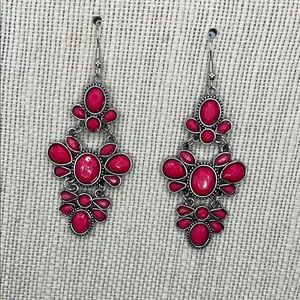 Bright Pink Dangles